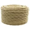 vidaXL Bootsseil 10 mm 500 m Natur