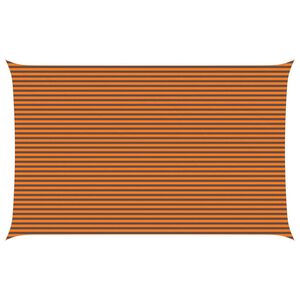 vidaXL Sonnensegel Orange und Braun 8 x 5 m 100 % Polyester Oxford