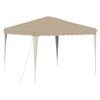 vidaXL Pop-up Partyzelt 288 x 288 x 245 cm Creme Oxford-Stoff