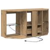 vidaXL Eck-LED-TV-Schrank Artisan-Eiche 100 x 40 x 50 cm Holzwerkstoff