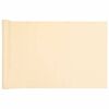 vidaXL Balkon-Sichtschutz Creme 600x90 cm PVC