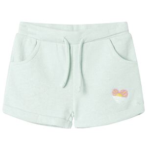 vidaXL Kindershorts mit Kordelzug Helles Minzgr&uuml;n 116