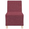 vidaXL Modulares Armfreies Sofa 3 pcs Weinrot 55 x 74 x 82 cm Stoff