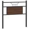 vidaXL Ersatz-Kopfteil Braun Eichen-Optik 80 cm Holzwerkstoff und Stahl