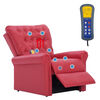 vidaXL Massagesessel Rot Kunstleder