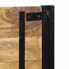 vidaXL Kopfteil 160 cm Massivholz Mango und Eisen
