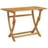 vidaXL Sydney Rechteckiger Tisch Braun 110 x 55 x 75 cm