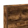 vidaXL Aufbewahrungskopfteil Ger&auml;ucherte Eiche 120 cm Holzwerkstoff