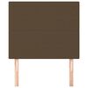 vidaXL Kopfteil Dunkelbraun 80x5x118/128 cm Stoff