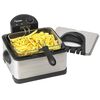 Bestron DF402B Extra gro&szlig;e Fritteuse 2000 W mit 3 Frittierk&ouml;rben