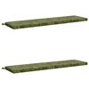 vidaXL Bankkissen SOEST 2 stk. 100 % Polyester Blattdesign