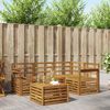 vidaXL Outdoor-Sofagarnitur 5 pcs Natur Massivholz Akazie