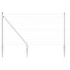 vidaXL Schwei&szlig;drahtzaun mit Spikes 25 x 1,2 m (B x H)