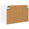 vidaXL H&auml;ngeschrank mit T&uuml;r 2 pcs Wei&szlig; 60 x 31 x 40 cm Holzwerkstoff