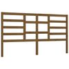 vidaXL Bett-Kopfteil Honigbraun 186x4x104 cm Massivholz Kiefer