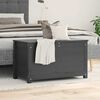 vidaXL Truhe Grau 80x40x45,5 cm Massivholz Kiefer