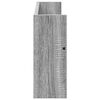 vidaXL Magazinregal 2 pcs Graues Sonoma 60 x 12 x 30 cm Holzwerkstoff
