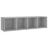 vidaXL 5-tlg. TV-Schrank-Set Betongrau Holzwerkstoff