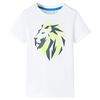 Kinder-T-Shirt Ecru 128