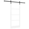vidaXL Schiebet&uuml;r ORKDAL Wei&szlig; und Schwarz 93 x 211 cm