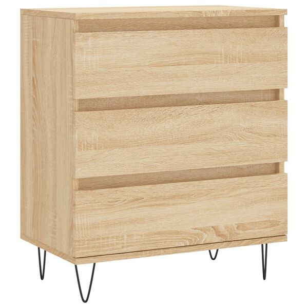 vidaXL Sideboard Sonoma-Eiche 60x35x70 cm Holzwerkstoff