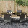 vidaXL Outdoor Teppich ARAKIL Grau 300 x 400 cm PP