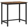 vidaXL Tisch R&auml;uchereiche 100 x 50 x 76,5 cm Ingenieure Holz und Stahl