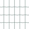 vidaXL Eurozaun Gr&uuml;n 0,6 x 25 m PVC-beschichtetes Eisen