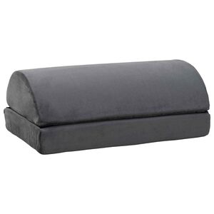 vidaXL Fu&szlig;st&uuml;tzenkissen Uni Grau 44 x 29 x 17 cm