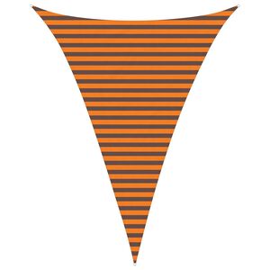 vidaXL Sonnensegel Orange und Braun 3 x 4 x 4 m 100 % Polyester Oxford