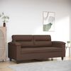 vidaXL 2-Sitzer-Sofa Braun 140 cm Kunstleder