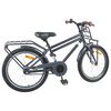 vidaXL Kinderfahrrad 18 Zoll f&uuml;r 5-7 Jahre alt Dunkelgrau