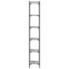 vidaXL B&uuml;cherregal 6 B&ouml;den Grau Sonoma 40x30x188 cm Holzwerkstoff