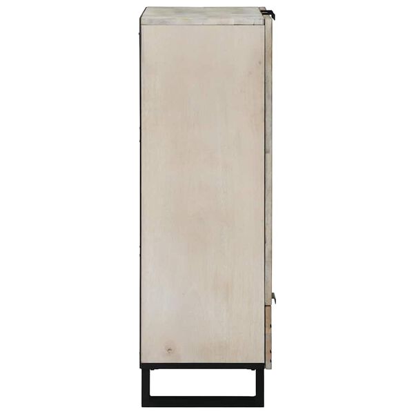 vidaXL Medienlagerungsschr&auml;nke & Regale Wei&szlig; 60 x 33 x 100 cm