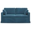 vidaXL Sofa Blau 158 x 78 x 80 cm Samt