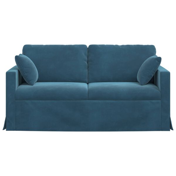 vidaXL Sofa Blau 158 x 78 x 80 cm Samt