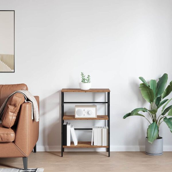 vidaXL B&uuml;cherregal Altholz 60 x 29,5 x 81 cm Holzwerkstoff