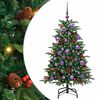 vidaXL K&uuml;nstlicher Weihnachtsbaum mit 150 LEDs mit St&auml;nder Gr&uuml;n 120 cm