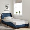 vidaXL Bett mit Matratze "Dover" Blau 80x200 cm Stoff