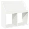 vidaXL Kinderregal mit Speicher Wei&szlig; 72,5 x 29,5 x 69 cm Holzwerkstoff
