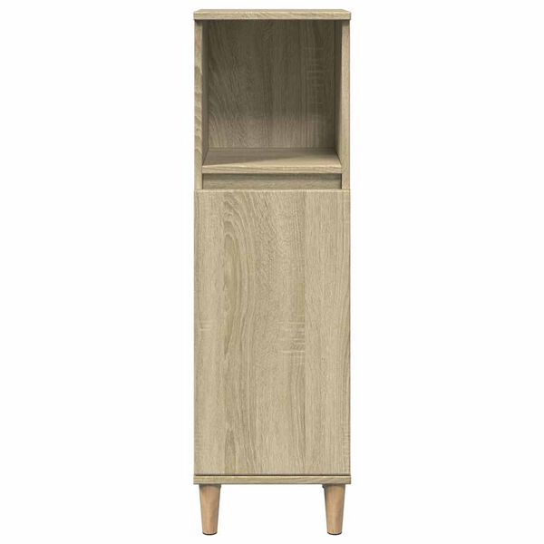 vidaXL Badschrank Sonoma-Eiche 30x30x100 cm Holzwerkstoff