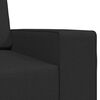 vidaXL Schlafsofa 200cm Schwarz Stoff
