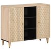 vidaXL Beistellschrank 90x33x75 cm Massivholz Mango