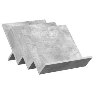 vidaXL Magazinregal Beton Grau 53 x 40 x 28.5 cm Holzwerkstoff