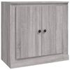 vidaXL Sideboards 3 Stk. Grau Sonoma Holzwerkstoff