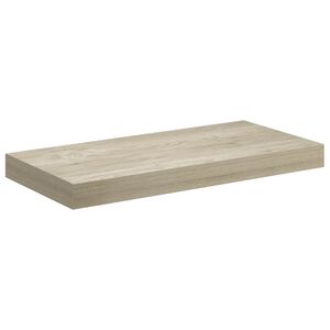 vidaXL Schwebendes Wandregal Eichefarben 50x23,5x3,8 cm MDF