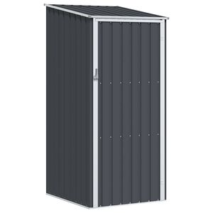 vidaXL Ger&auml;tehaus Anthrazit 87x98x159 cm Verzinkter Stahl