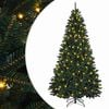 vidaXL K&uuml;nstlicher klappbarer Weihnachtsbaum 210 cm 400 LEDs