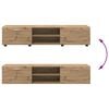 vidaXL TV-Schrankset mit Schubladen Artisan-Eiche Holzwerkstoff
