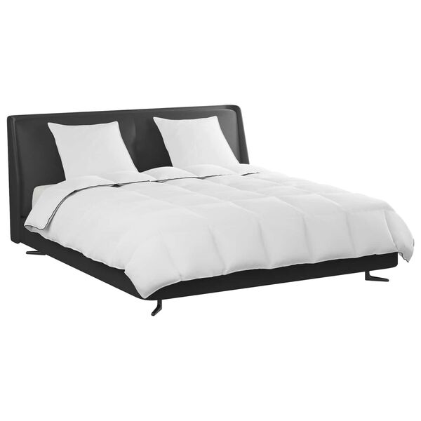 vidaXL Winterbettdecke mit Kissen 3 pcs Wei&szlig; Daunenfeder